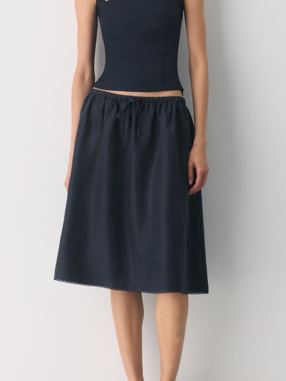 Aritzia Levite skirt cruise linen